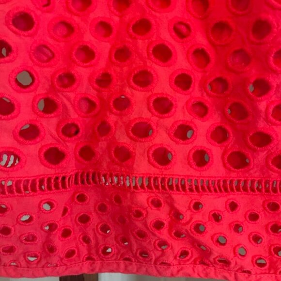 LOFT Pink Eyelet Skirt, Size 6 - Picture 2 of 5